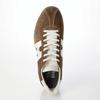 MOBUS Men's Suede and Genuine Leather Sneakers, Sport, Casual, Walking, Commuting, School, Travel, Current Model, BERLIN SD (BURNED UMBER/WHITE, Size