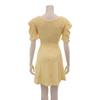 GRAXIA Midi Flared Perfect for Hostess and Short Made of Soccer Size Small Women's Dress, A-Line Dress, Hostesses, Clubs, Lounges, Sleeves,