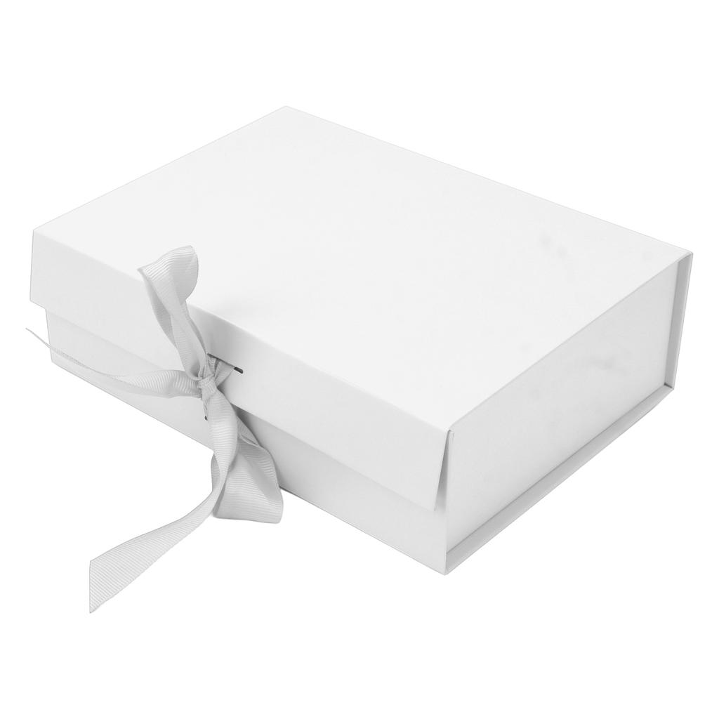 Gift Boxes Folding Pure Color Reusable Gift Wrap Boxes with Ribbon for Storing Jewelry Candies