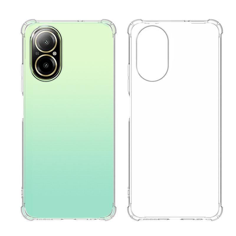Suitable for OPPO RENO16 four-corner anti-drop transparent mobile phone case RENO 15F anti-yellow TPU soft case protective case