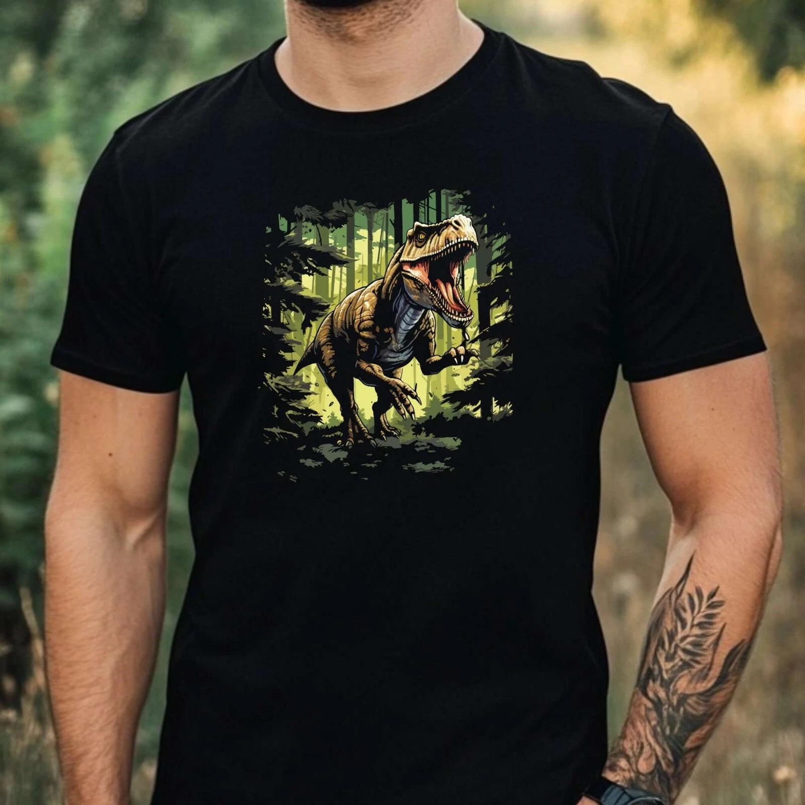 T-Shirt Herren Wald Motiv Baumwolle Größe XS bis 5XL XS