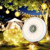 10M Camping String Light 3-in-1 Tent Light Rechargeable RGB&Warm Light 8 Mode Outdoor/Indoor Hanging LED Fairy Light For Camping