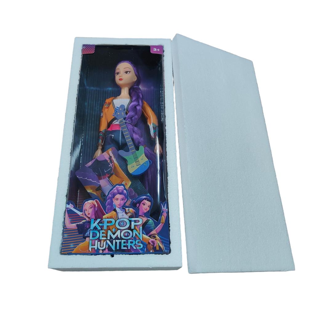 2026 HOT SALE Anime KPop Demon Hunters Doll Vinyl Toy Rumi Mira Zoi Character Vinyl Mask Figurine Birthday Gift Fan Club Gifts