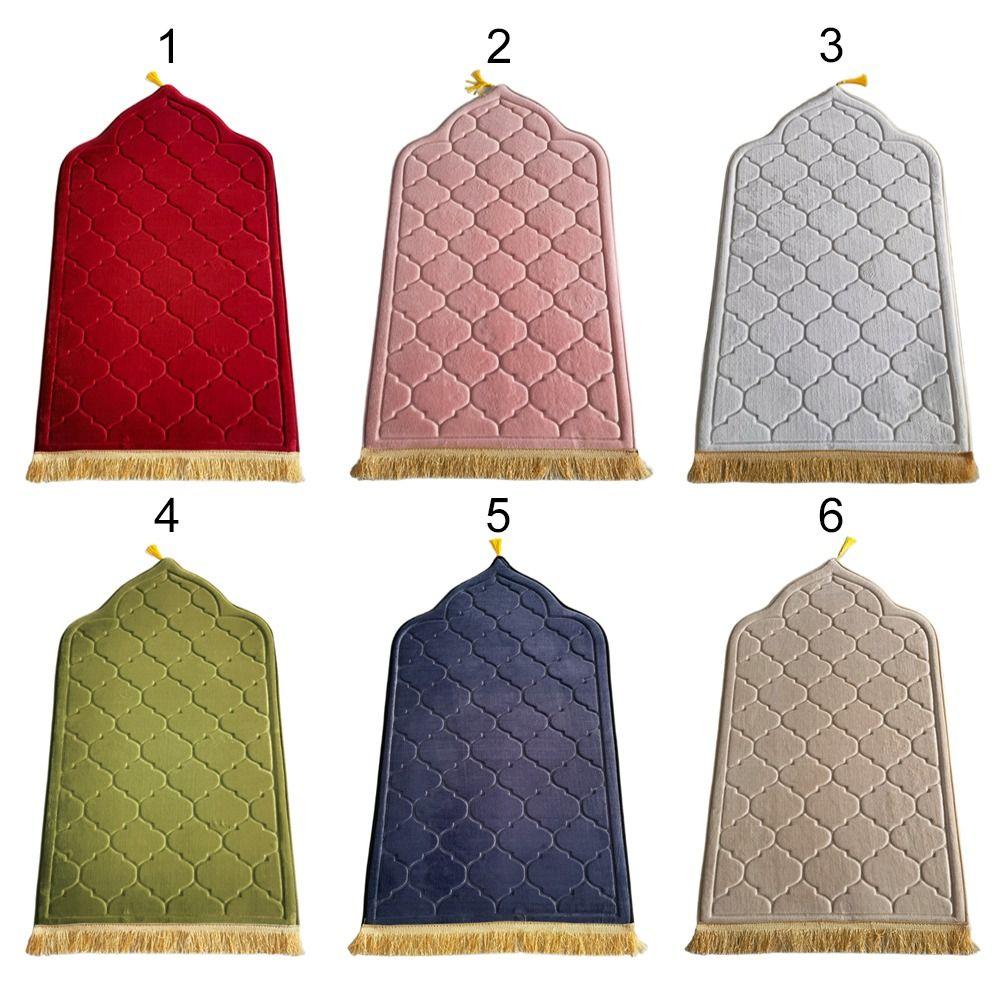 Non-slip Prayer Mat Irregular Floor Carpets Portable Prayer Rug