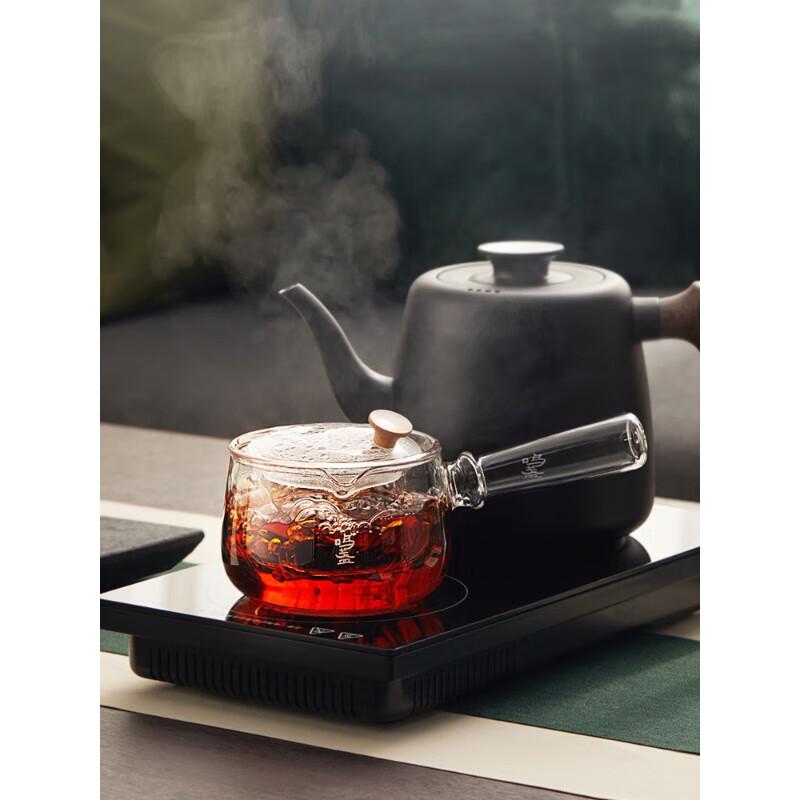 Mingzhan Heat-Resistant Glass Teapot with Side Handle