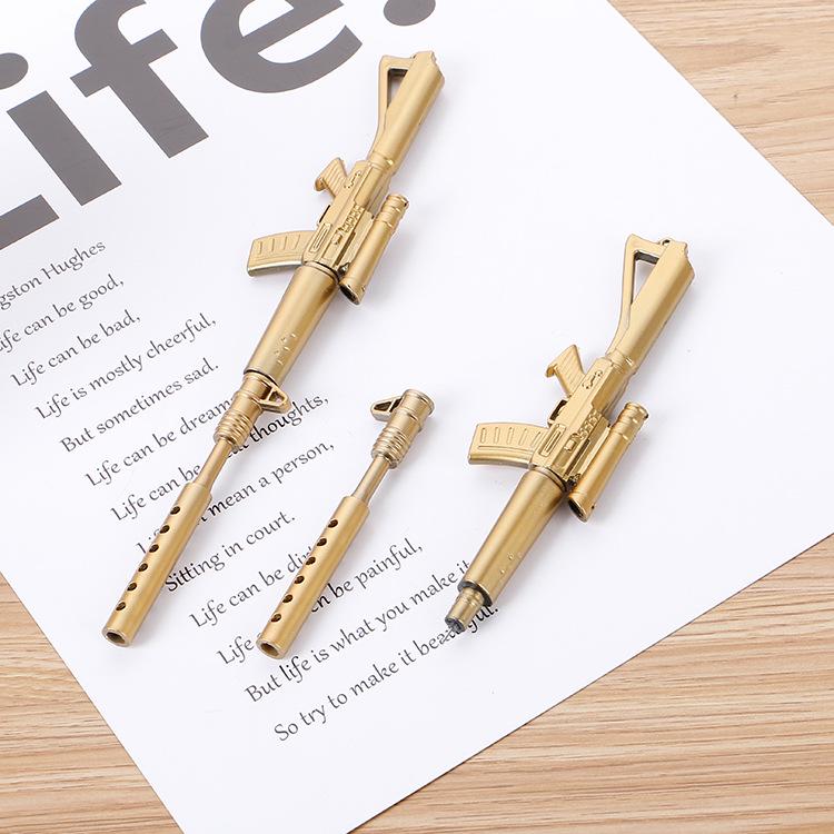 Creative Gun-Shaped Ballpoint Pen – Cute, Water-Based Signature Pen for Students & Gifts