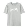 Gamer Ca Gaming Cat Lover Heartbeat Video Gaming Funny Halloween Unisexs T Shirt Classic Tees Funky Tops Tees Free Shipping