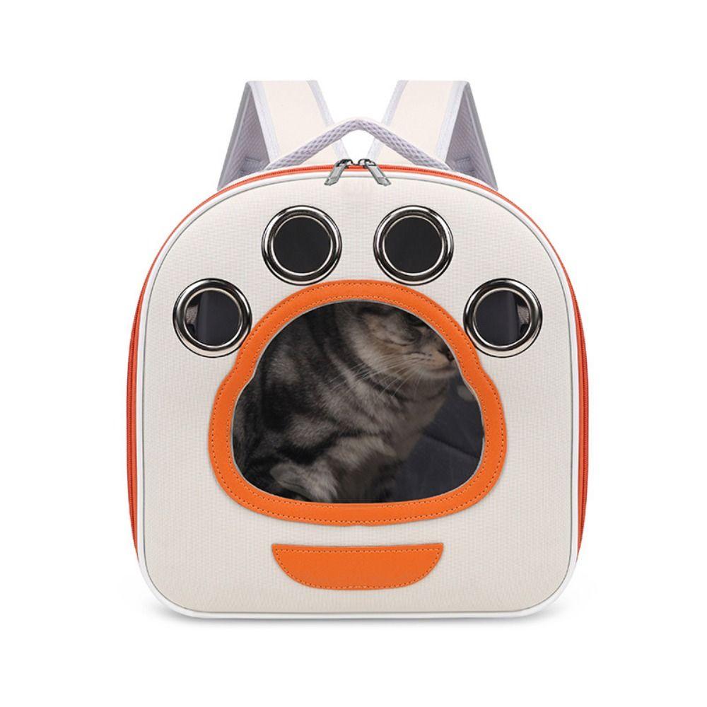 Foldable Travel Cat Carrier Lightweight Portable Pet Bag Easy To Carry Pet Backpack Going Out