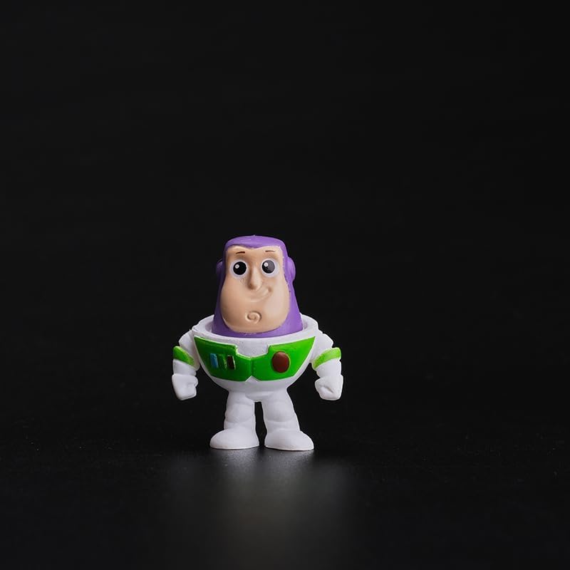 Set of 8 Toy Story Figures Featuring Buzz Strawberry and Disney Pixar Miniature Capsule Toy Figures and Collectible Perfect As a Gift for a Entryway
