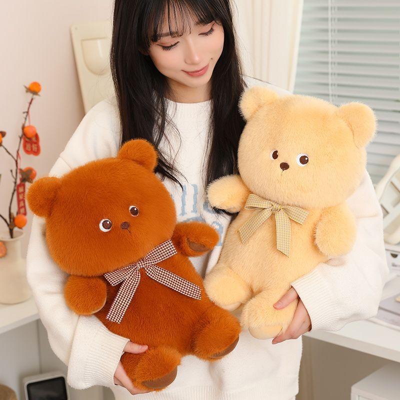 Bow Bear Little Star Pillow Doll Animal Plush Toy Children Girls Birthday Gifts