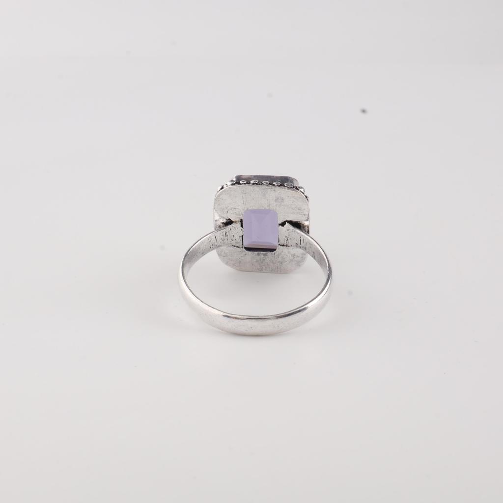 Natural Iolite Gemstone 925 Sterling Silver Handmade Jewelry Partywear Ring Thanksgiving Gift For Women RR-74-17