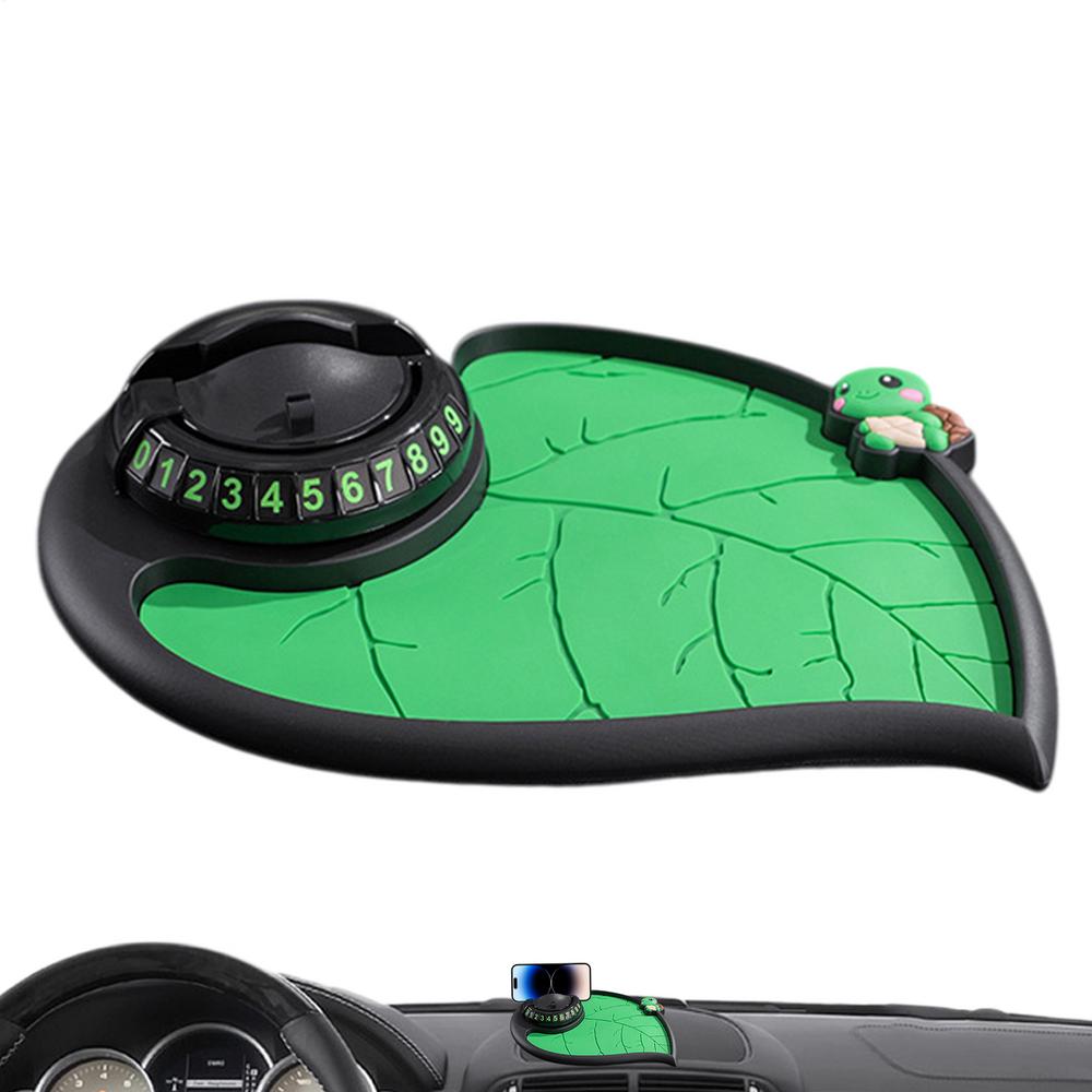 

Car Anti Slip Mat Phone Holder Multifunction Cartoon Anti-Slip Dashboard Mat Automotive Supplies For Work Travel Road Trip