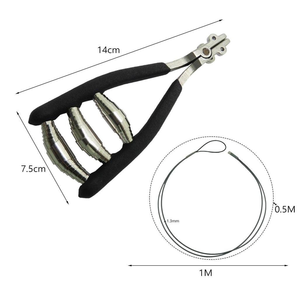Starting Clamp Stringing Clamp Portable 3 Spring Starter Clamp Sports Stringing Tool for Squash Tennis Racquet Badminton Racket