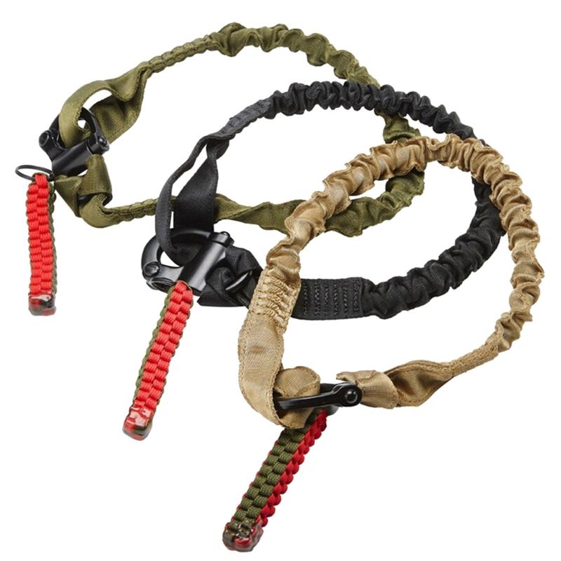 Quick Release Retractable Safety Sling Lanyard Adjustable Safety Rope Sling Nylon Belt Tactically Protective Sling
