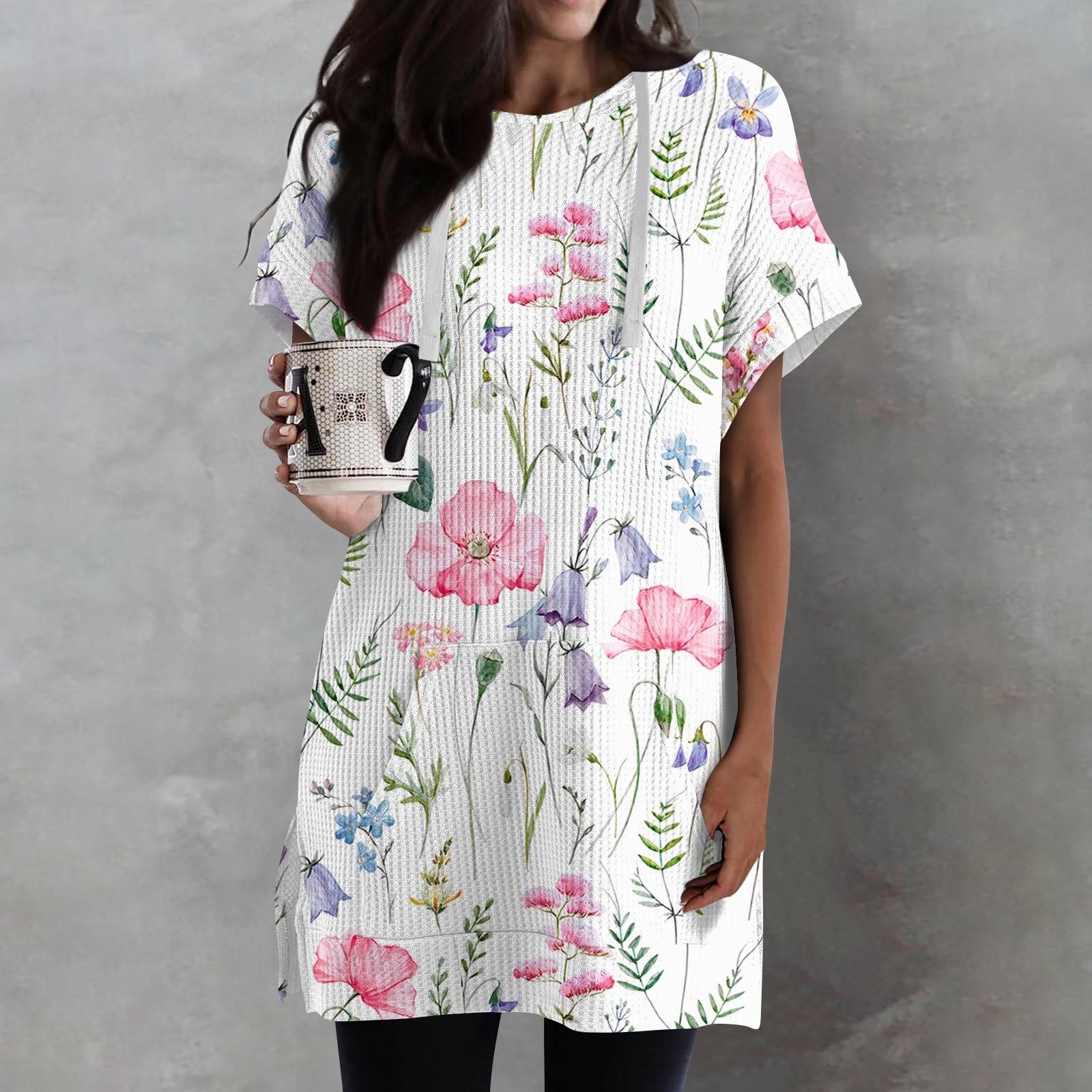 Женские свободные рубашки с принтом — фото 10