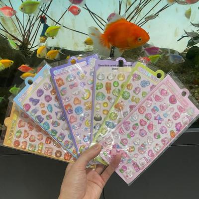 High-Value 3D Cartoon Luminous Stickers: Cute, Popular Style for Rewards