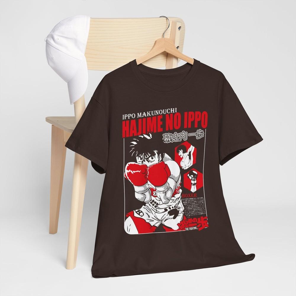 Hajime No Ippo Tshirt Kamogawa Boxing Gym Ippo Makunouchi Kbg Sport Shirt
