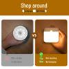 TYPE-C Infrared Sensor Nightlight: Energy-Saving, Portable, Square Night Light for Bedroom and Nighttime Ambience