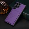 Denior Luxury Lychee Patterned PU Leather Camera Protector Screen Protector Phone Case for S25/S24/S23/A36/A56 Series (1
