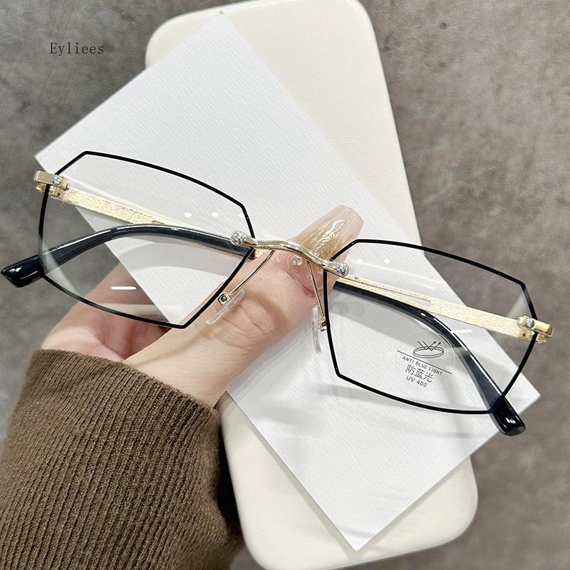 

Очки для чтения с защитой от синего света Новая металлическая оправа Мужские очки для пресбиопии в деловом стиле высокой четкости с диоптриями от 0 до +4.0 4