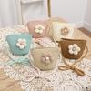 2PCS New Summer Cute Baby Girl Straw Hat Solid Color Lace RuffleKids Fisherman Outdoor Beach Caps SunshadeWide Brim Bucket Hats