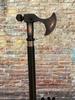 Antique Ax Head Handle Wooden Walking stick/Victorian Style Gentlemen's Canes