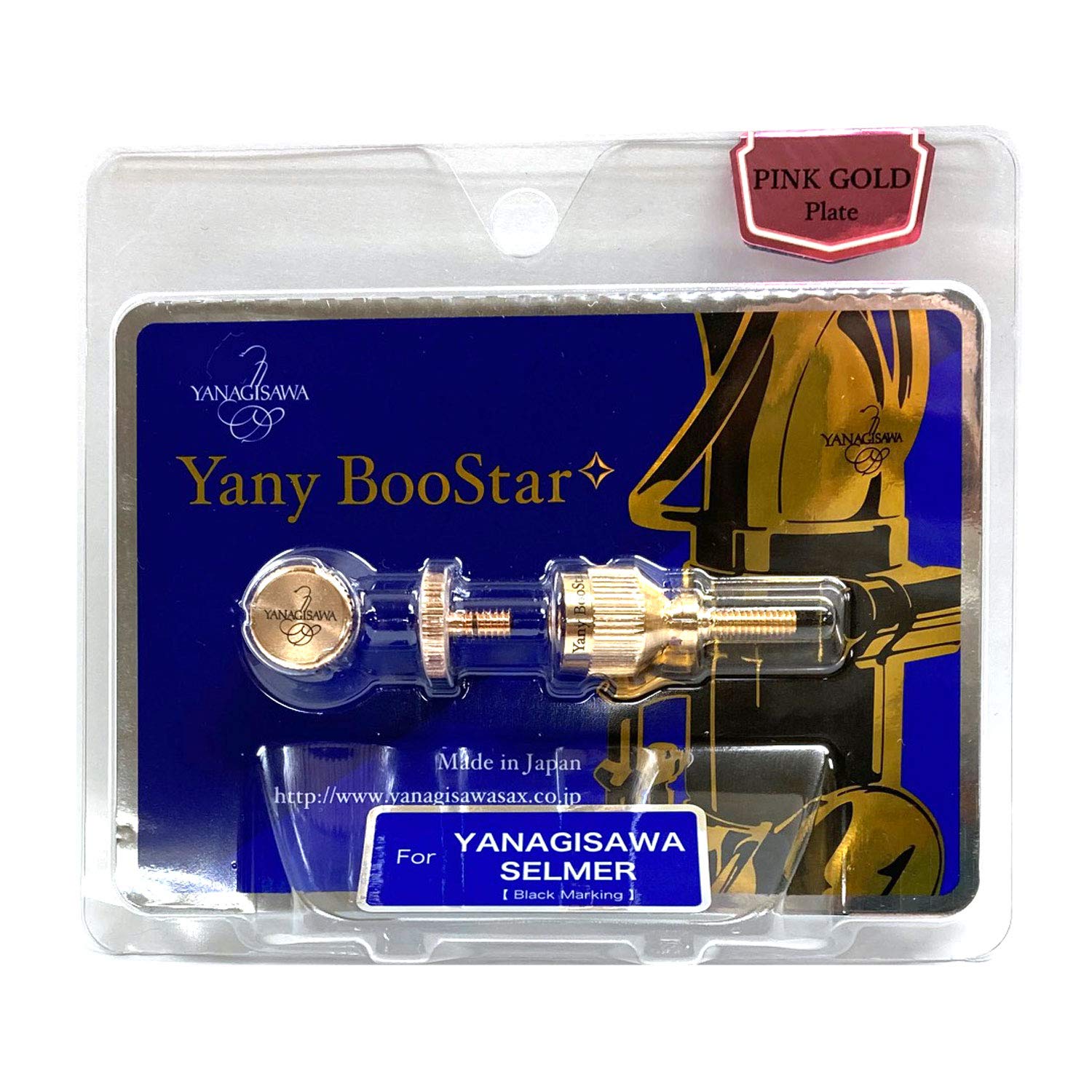

Yany BooStar Neck Screws for Pink Gold Plated Yanagisawa-Selmer Guitars,