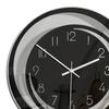 Round Wall Clock, 11 inch Battery Operated, Creative Fashionable Nordic Style, Non Ticking Digital