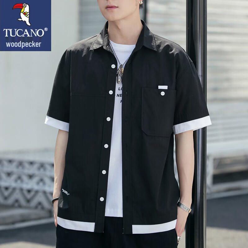 

TUCANO Men s Summer Casual Short Sleeve Shirt XXL
