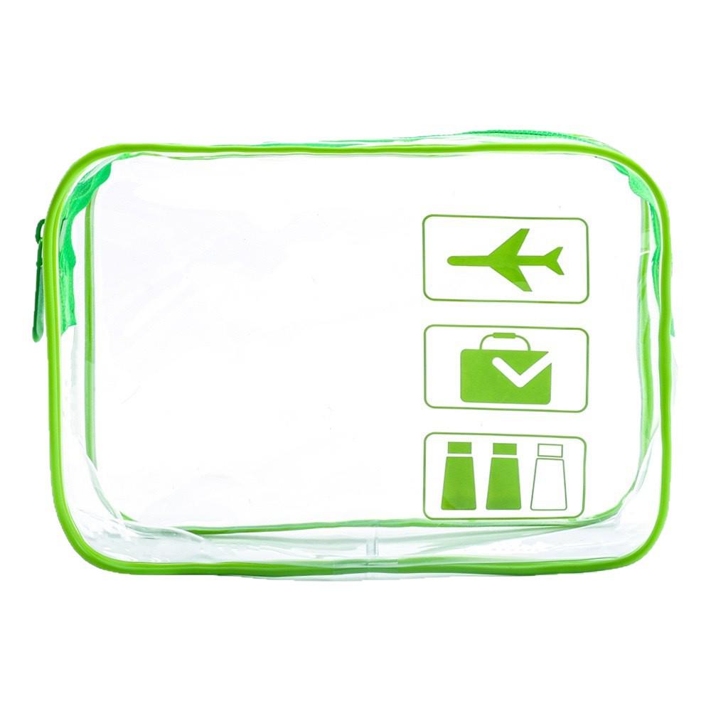 Transparente PVC Kosmetiktasche für die Reise, Großes Fassungsvermögen für Hautpflege und Toilettenartikel