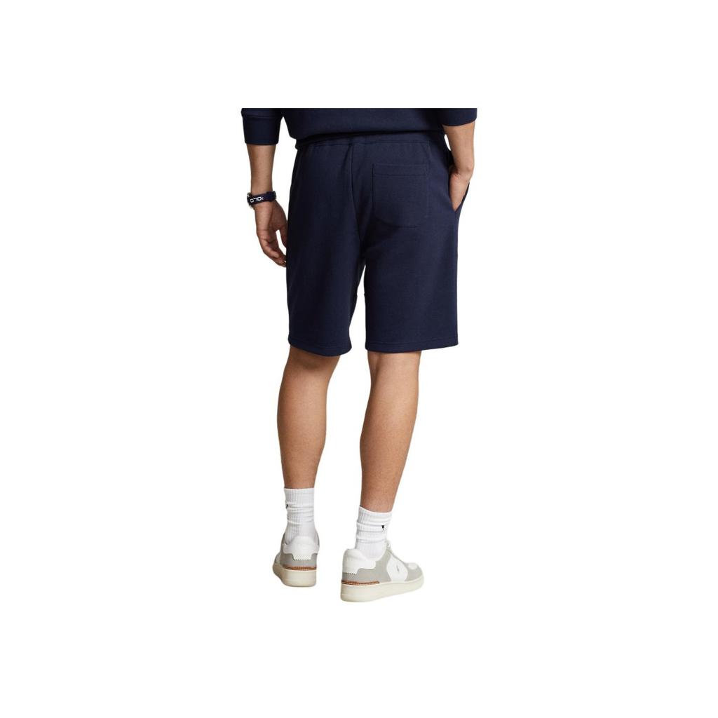 Polo Ralph Lauren Solid Color Logo Letter Emblem Drawstring Straight Leg Casual Shorts Men Shorts Dark-Blue MNPOSHO1BQ20263-410