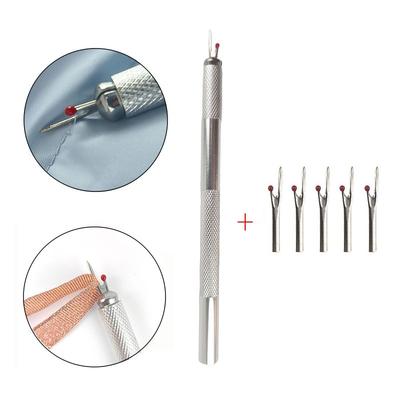 5 Stück Ersatzklinge Näht Nahttrenner Metall Nahttrenner Set Griff Stichentferner Näharbeiten DIY Handwerk Entfernen