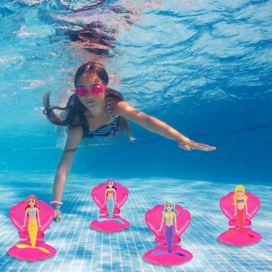 Mermaid Dive Toys Set for Kids Water Activated Diving Pool Toys Water Play Toys Gift for Divers And Water Lovers