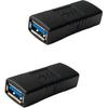 USB 3.0 Female To Female Extension Connector Adapter (2 Pack)