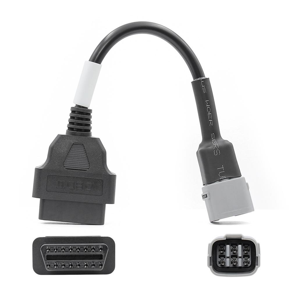 6-Pin OBD Adapter Cable for Suzuki Motorcycle/ATV
