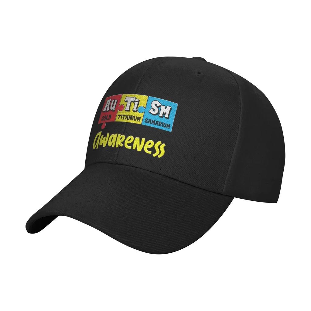 Spring Autism Awareness Periodic Table Baseball Cap Outdoor Gym yk Funny Sun Hip Hop Hats Unisex Women Breathable Baseball Caps