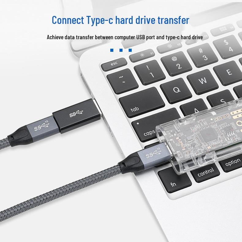 USB 3.1 Type-A Male to Type-C Female Adapter for Apple Devices