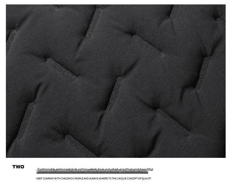 Men's Youth Lambskin Cotton Winter Coat - Thick, Warm, Velvet-Lined, Loose Fit