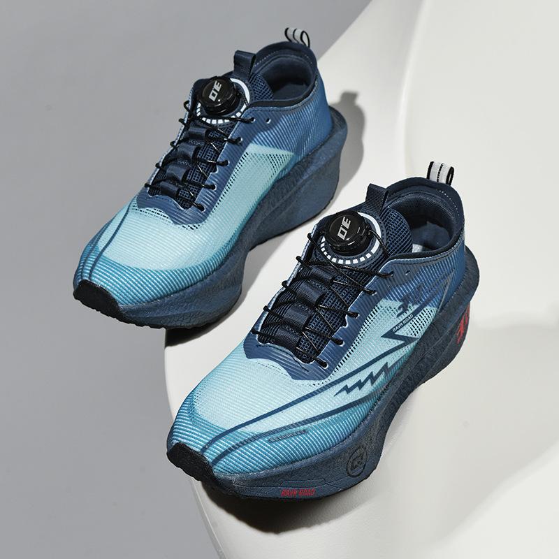 Primary and secondary school students carbon board running shoes professional competitive sports shoes physical education class lightweight