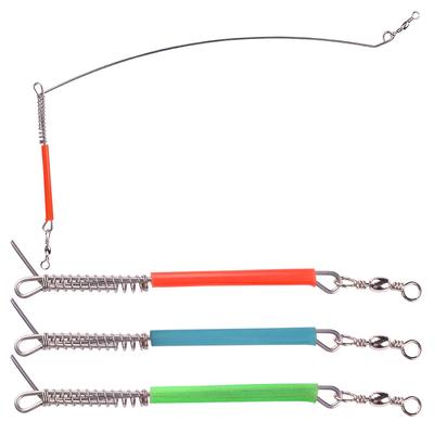 10 teile/beutel Ozean Angeln Balance Stahl Draht Arme Zweige Salzwasser Boot Angeln Rigs Stecker Mit Frühling Swivel Angelgerät