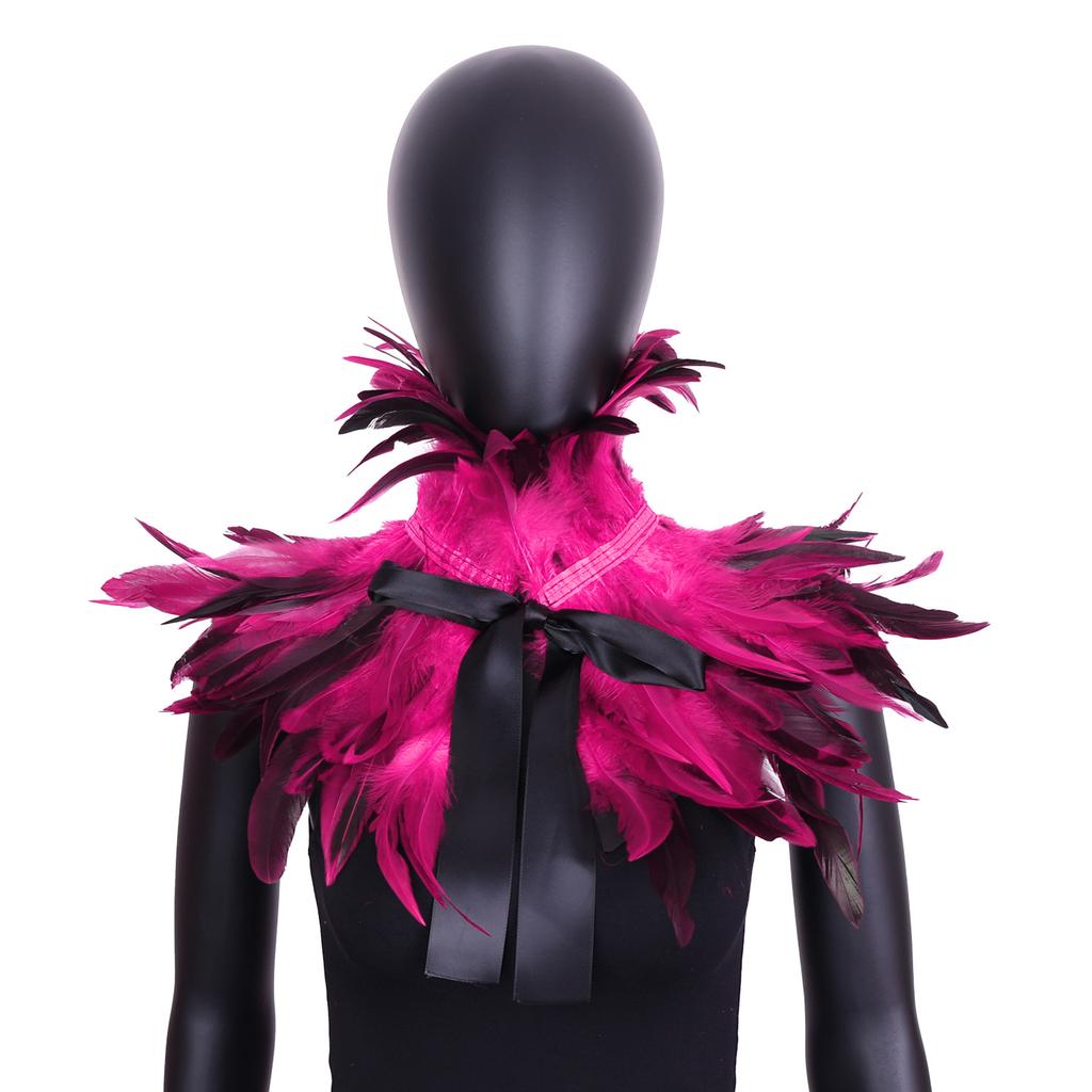 Makeup Ball, Party Decoration, Feather Scarf, Shawl, Cape, Camisole, Fake Collar, Clothing Decoration