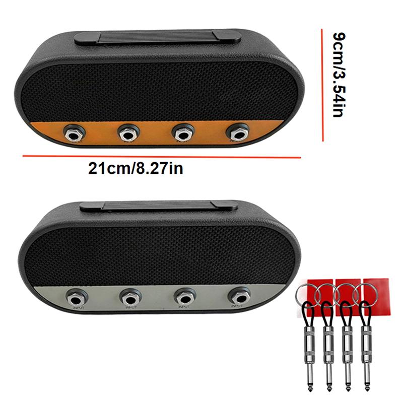 Sujetalaves Creativo de Enchufe de Radio Retro Soporte de Pared para Llaves Jack Aleación de Zinc Organizador de Llaves Marco de Almacenamiento de Llaves Musical