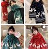 Autumn Lengthened Cute Deer Christmas Gift Skin-friendly Winter Red Warm Student Scarf Scarf Female