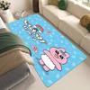O-Opanchu U-Usagi Cartoon Cute Floor Mat Cheaper Anti-slip Modern Living Room Balcony Printed Bedside Mats