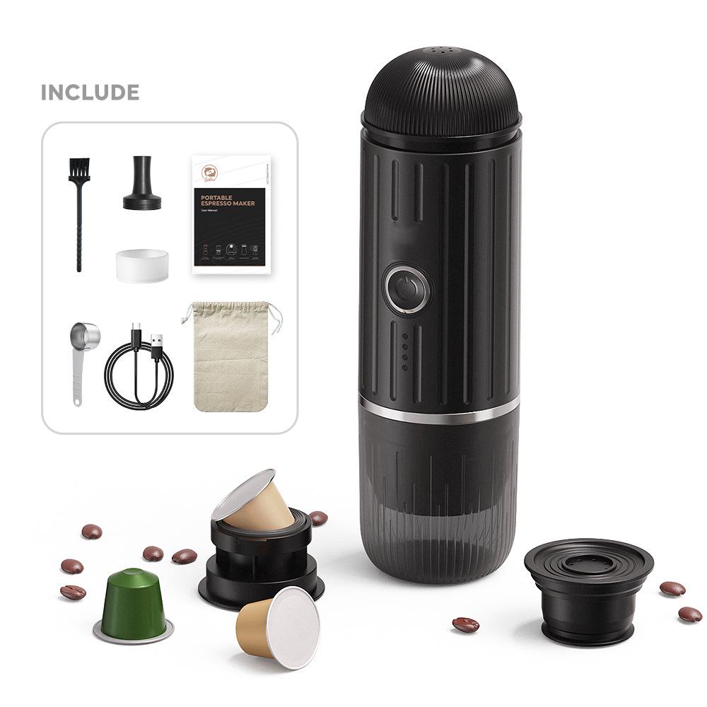 Portable Wireless Coffee Maker: Handheld Dual-Use Heating Capsule for Outdoor and Car