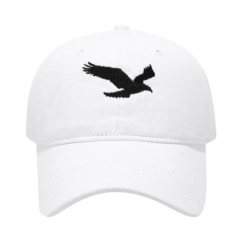

1pc Unisex Eagle Embroidery Print Wash Baseball Cap Spring Autumn Outdoor Adjustable Casual Hat Sunscreen Hat Cap for Daily Wear Adjustable