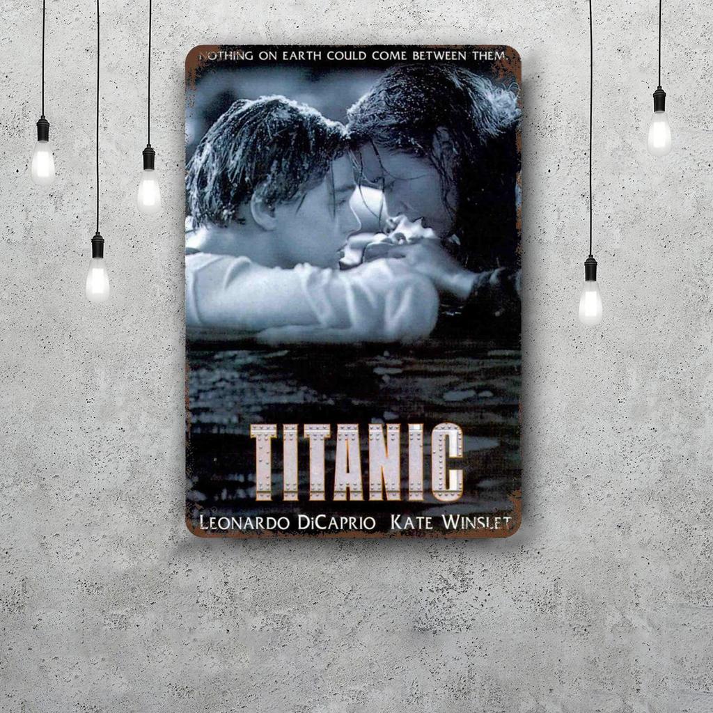 titanic movie Retro Vintage Tin Sign Poster Decorative Plaque Metal Plate Wall Decor