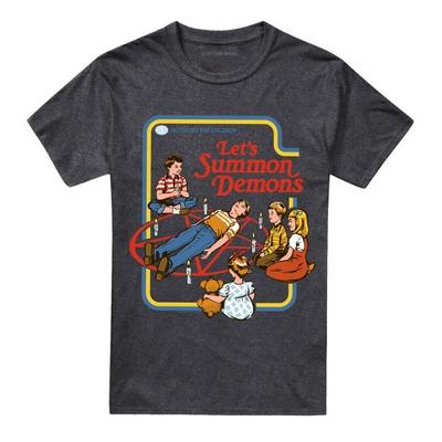 Steven Rhodes Unisex Adult Lets Summon Demons Heather T-Shirt