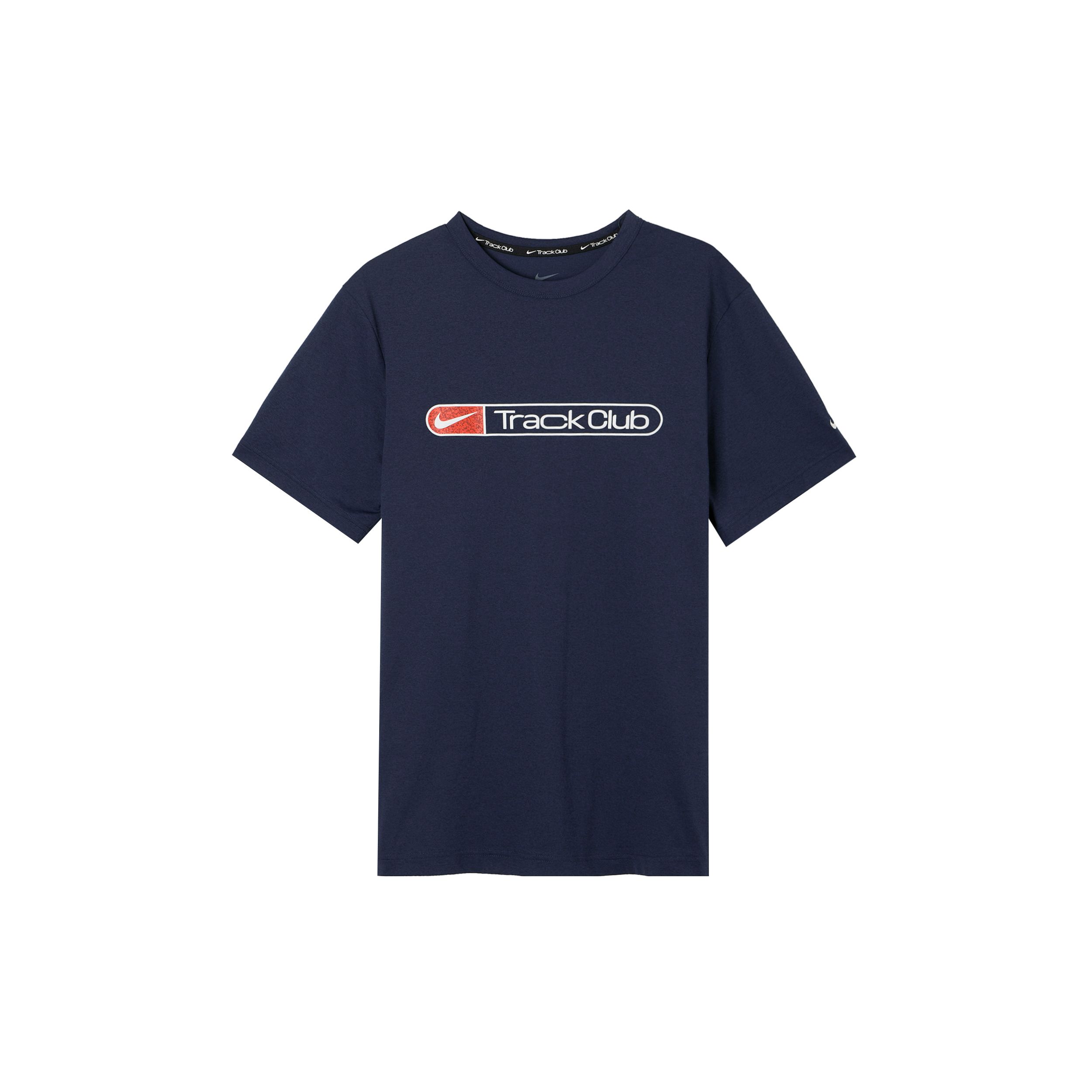 Nike Hyverse Track Club Dri-FIT Sun Protection Quick-Dry Comfortable Sports Short Sleeve T-Shirt Men Tops Navy-Blue FZ0291410 L