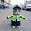 Novelty Career Theme Dog Transformation Costume Standing Style Breathable Pet Jumpsuit Casual Upright Costume Halloween